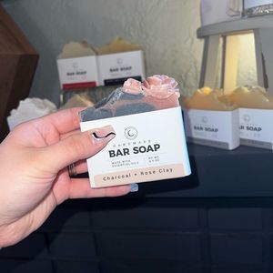 🥳 2/$15 OR 3/$20 🥳 Charcoal + Rose Clay Handmade Bar Soap with Essential Oils